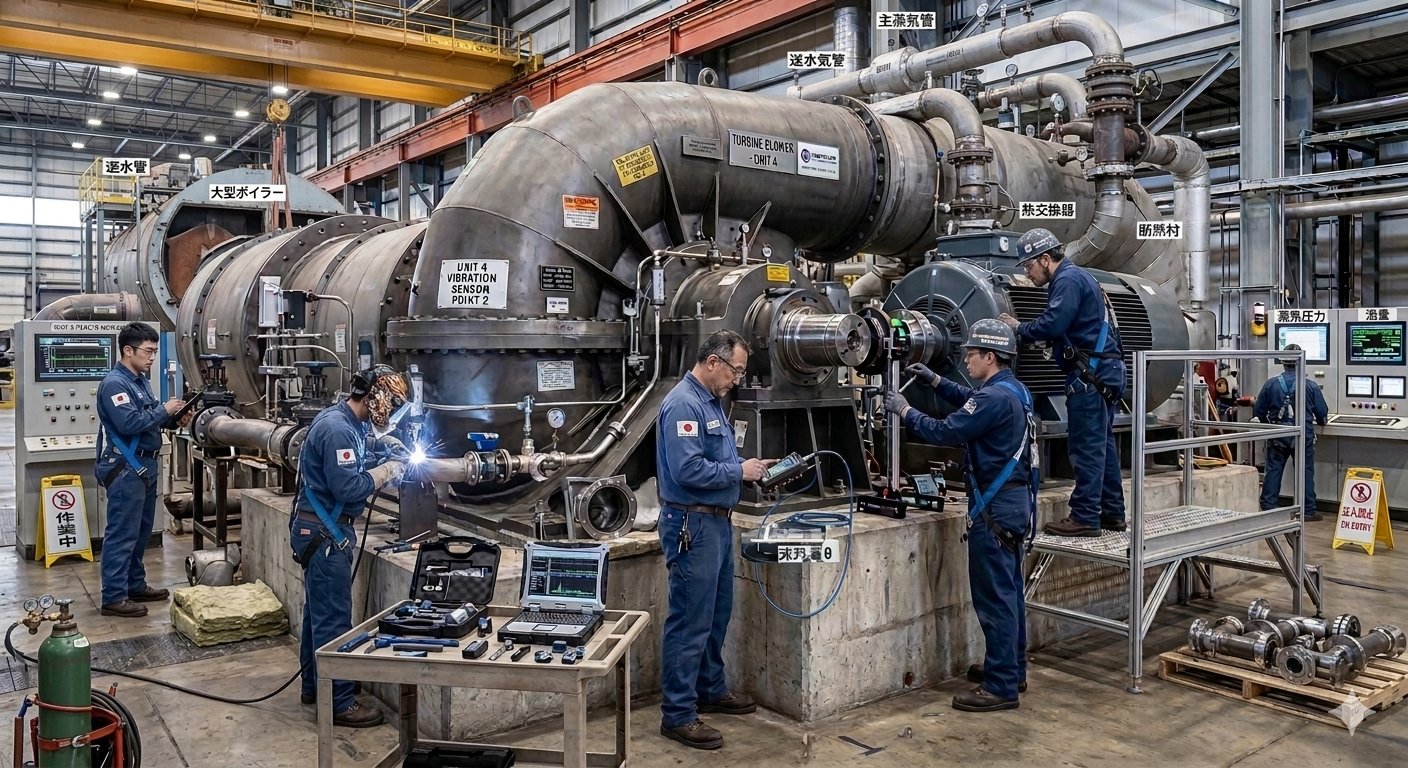 タービン・ボイラーの保全工事